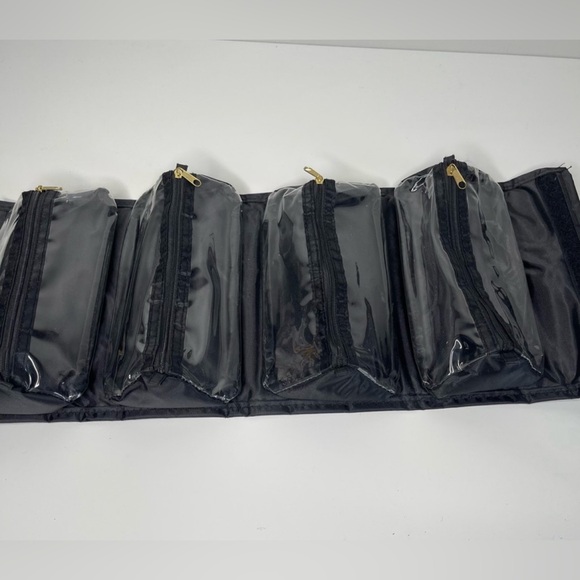 JOY MANGANO XL DOUBLE HANDLE TOP JEWELRY MAKEUP SCARVES CARRY ORGANIZER UNISEX - Picture 8 of 8